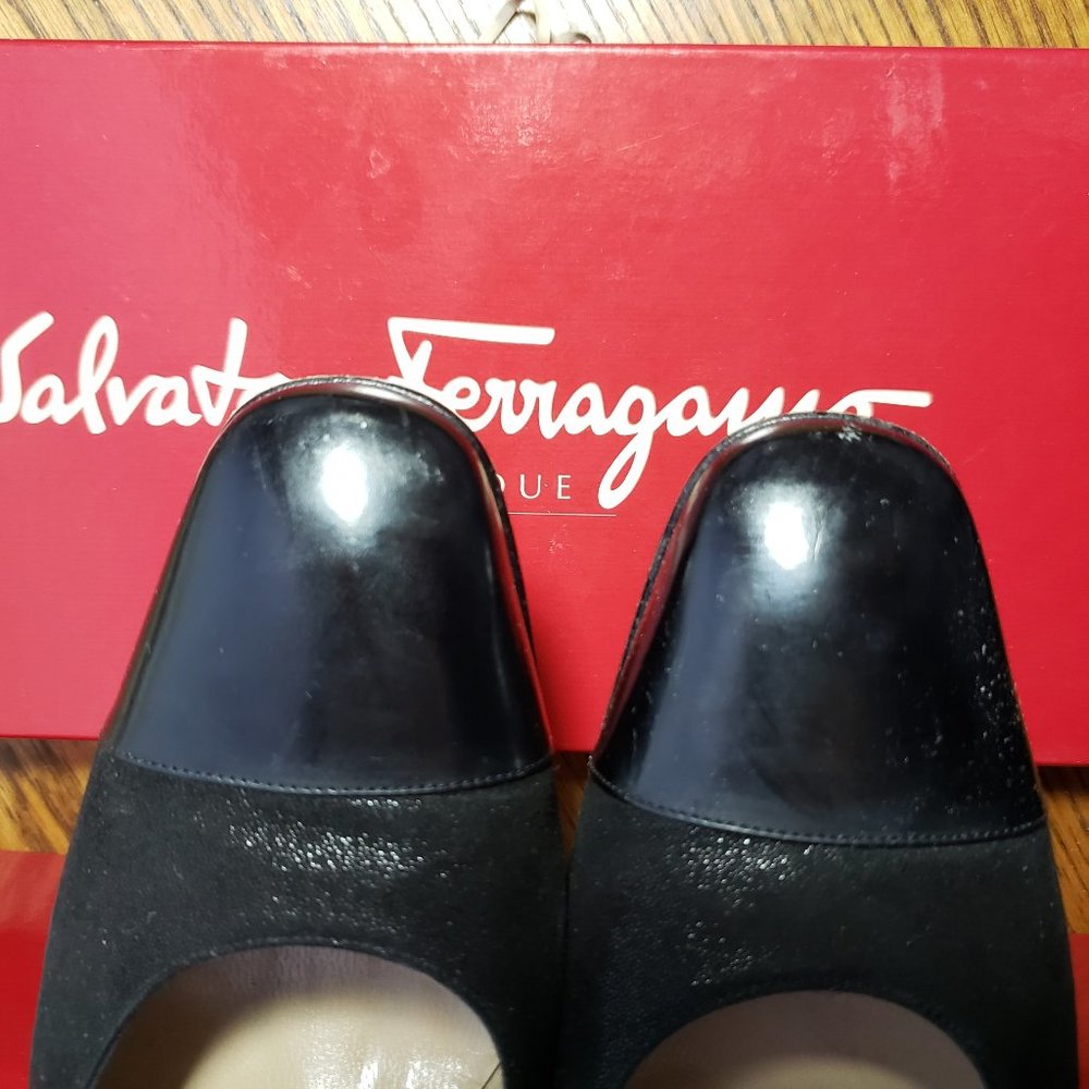 SALVATORE FERRAGAMO PUMPS 8M - BLACK